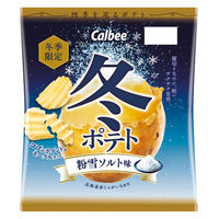 【ワゴンセール】冬ポテト粉雪ソルト味 12袋 カルビー ポテトチップス スナック菓子 おつまみ