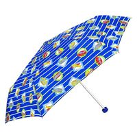 アテイン 子供用折りたたみ傘 50cm のりもの 濃青 5155NV 1セット(3本)