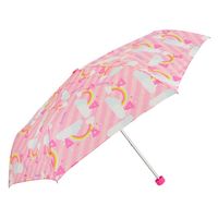 アテイン 子供用折りたたみ傘 50cm ドリームベアー ピンク 5196PK 1セット(3本)