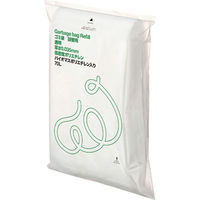 アスクル 透明 ゴミ袋 詰替用 低密度タイプ 70L 0.035mm（800枚：100枚入×8）バイオマス10%  オリジナル