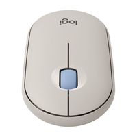 ロジクール Bluetoothマウス 静音 3ボタン 無線 ワイヤレス PEBBLE MOUSE2 グレージュ M350SGY