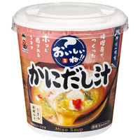 神州一味噌　おいしいね！！ かにだし汁 カップタイプ　1セット（12個）