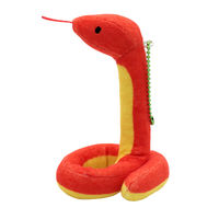 池田工業社 りくにいますよ。(へび赤)くねくねマスコット 9250700 1個