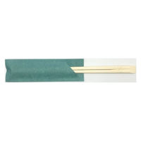 アオトプラス 箸袋 ハカマ No.4525 みどり【weeco】  00199265 10000枚(500枚×20)（直送品）