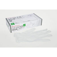 パックスタイル  ニトリル手袋6001粉無 L 白 00734319 3000枚(100枚×30)（直送品）