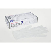 パックスタイル  ニトリル手袋6001粉無 M 白 00734318 3000枚(100枚×30)（直送品）