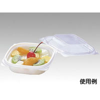 福助工業 惣菜容器 Fカップ C-10W 0572853 1袋(50個)（直送品）