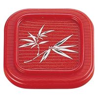 タカギ産業  弁当容器 B-166 [本体]ワイン [蓋]ワイン・笹 1006899 100枚(10枚×10)（直送品）