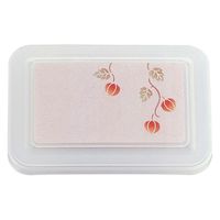 タカギ産業  弁当容器 B-170FC [本体]モスグリーン [蓋]透明・ほおずき 1008699 100枚(10枚×10)（直送品）