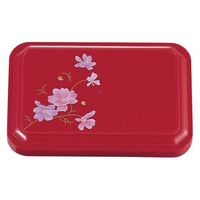 タカギ産業  弁当容器 B-192A [本体]ワイン [蓋]ワイン・コスモス 1013798 100枚(10枚×10)（直送品）