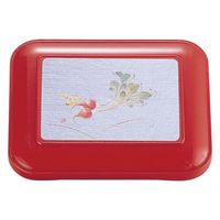 タカギ産業  弁当容器 B-206 [本体]ワイン [蓋]ワイン・ラディッシュ 1017699 100枚(10枚×10)（直送品）