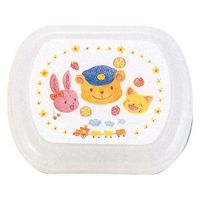 タカギ産業  弁当容器 B-309 [本体]イエロー [蓋]透明・ニコニコトレイン 1021199 100枚(10枚×10)（直送品）