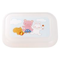 タカギ産業  弁当容器 B-401 [本体]イエロー10 [蓋]透明・ピュアフレンドA 1021499 100枚(10枚×10)（直送品）