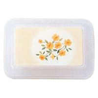 タカギ産業  弁当容器 B-405 [本体]ワイン [蓋]透明・やまぶき 1021998 100枚(10枚×10)（直送品）