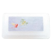 タカギ産業  弁当容器 BW-220 (2) [本体]黒・内赤22 [蓋]透明・ラディッシュ 1107599 100枚(10枚×10)（直送品）