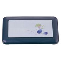 タカギ産業  弁当容器 BW-230 [本体]紺・内赤22 [蓋]紺・ナス 1107799 100枚(10枚×10)（直送品）