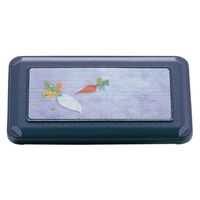 タカギ産業  弁当容器 BW-370 [本体]紺・内赤22 [蓋]紺・ダイコン 1111799 100枚(10枚×10)（直送品）