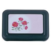 タカギ産業  弁当容器 BW-550 [本体]黒・内赤40 [蓋]黒・しゃくやく 1117599 100枚(10枚×10)（直送品）