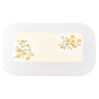 タカギ産業  弁当容器 FW-500 [本体]黒・内赤40 [蓋]透明・やまぶき 1131899 100枚(10枚×10)（直送品）