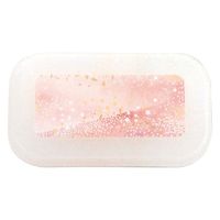 タカギ産業  弁当容器 PR-9 [本体]黒・内A [蓋]透明・花吹雪(ピンク)浅蓋 1152999 100枚(10枚×10)（直送品）