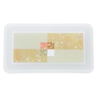 タカギ産業  弁当容器 PR-14 [本体]黒・内A [蓋]透明・花吹雪(イエロー) 1154699 100枚(10枚×10)（直送品）