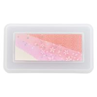 タカギ産業  弁当容器 PR-25 [本体]赤40・内A [蓋]透明・京ちりめん(ピンク) 1157699 100枚(10枚×10)（直送品）