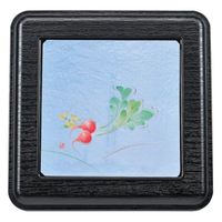 タカギ産業  弁当容器 BWR-680 [本体]黒・内赤40 [蓋]黒・ラディッシュ 1315699 100枚(10枚×10)（直送品）