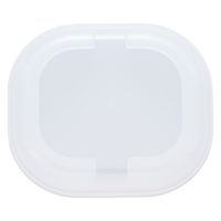 タカギ産業  弁当容器 SY-1 [本体]白 [蓋]透明・無地 1400399 100枚(10枚×10)（直送品）