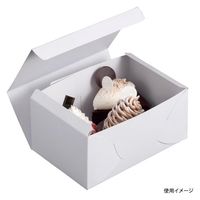 ヤマニパッケージ  ケーキ箱 サービス組立 #5 20-154 400箱(1箱×400)（直送品）