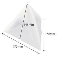 ヤマニパッケージ 贈答箱 カラフルテトラ ホワイト 20-1968W 200箱（100箱×2）（直送品）