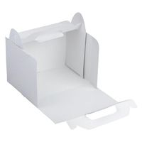 ヤマニパッケージ  ケーキ箱 サイドオープンキャリー130 #6 20-2206 300点（直送品）