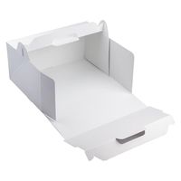 ヤマニパッケージ  ケーキ箱 サイドオープンキャリー130 #9 20-2209 100点（直送品）