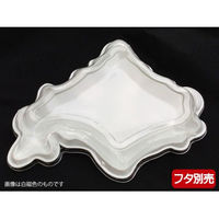 ニシキ 弁当容器 北の大地 パールグリーン  2186001100 100枚(10枚×10)（直送品）