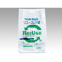 パックスタイル PS リユースレジ袋 427506 1袋(100個)（直送品）