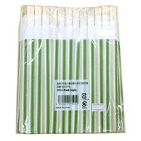 パックスタイル 割箸 白楊元禄8寸 袋入 緑 100膳 523378 1袋(1個)