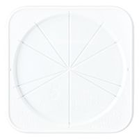 ヤマニパッケージ  ケーキ箱 エコデコ150F 6号 不織布ポケット付 トレー付 DE-80FB 100箱(1箱×100)（直送品）