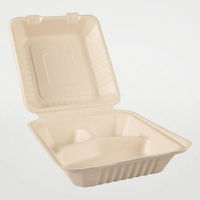 パックスタイル バガス容器 BBランチ 200-220-3(5枚入) 00678160 1袋(1個)（直送品）