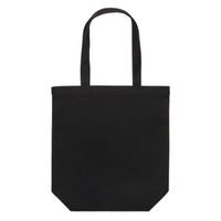 United Athle エコバッグ 1460-01 キャンバストートバッグ ブラック M 14600132 1袋(1個)（直送品）