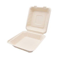 パックスタイル バガス容器 BBランチ 200-220(5枚入) 00678163 1袋(1個)（直送品）