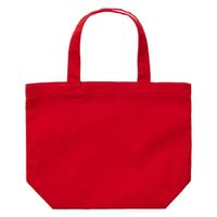 United Athle エコバッグ 1460-01 キャンバストートバッグ レッド S 146001269 1袋(1個)（直送品）