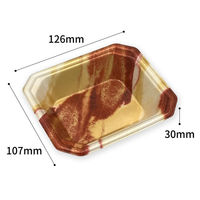 リスパック 温惣菜・軽食トレー YJ-13-11F はなのオレンジ FLGX092 1袋(50個)（直送品）