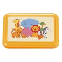 タカギ産業 弁当容器 B-184 (2) [本体]イエロー10 [蓋]イエロー10・アニマルクラブC 1012099 100枚（直送品）