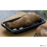 リスパック トレー PSトレー45B 黒 FPPS110 1袋(100個)（直送品）