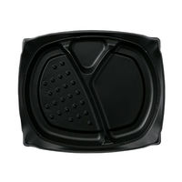 リスパック 饗ロマン80中皿2 黒 RHHR231 1袋(50個)（直送品）