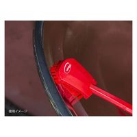 ヴァイカン ブラシ ロングハンドルブラシ(ハード)レッド 41864 1個（直送品）