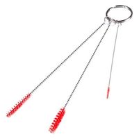 ヴァイカン ブラシ パイプクリーナー(2mm 5mm 6mm)レッド 53624 1個（直送品）