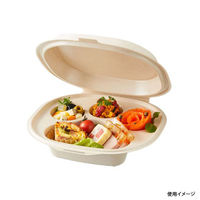 ケーピープラテック 弁当容器 NUCO ナチュラル 肉球型パッケージ 54849 1袋(25個)（直送品）