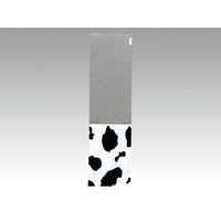 大阪ポリヱチレン販売 ミシン目付OP袋モーモー柄(黒) 8973 1袋(100枚)