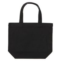 United Athle エコバッグ 1460-01 キャンバストートバッグ ブラック S 14600122 1袋(1個)（直送品）