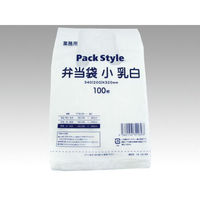 パックスタイル PS 弁当用レジ袋 乳白 小 00434971 1袋(100個)